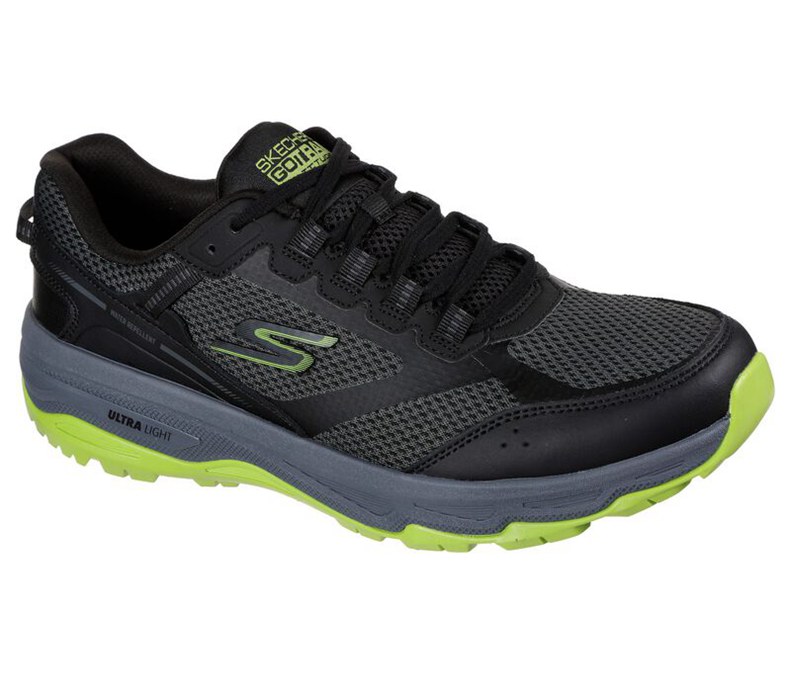 Skechers Herr Svarta/Ljus Gröna Sneakers - Gorun Trail Altitude - Sverige (OHYXD-1280)